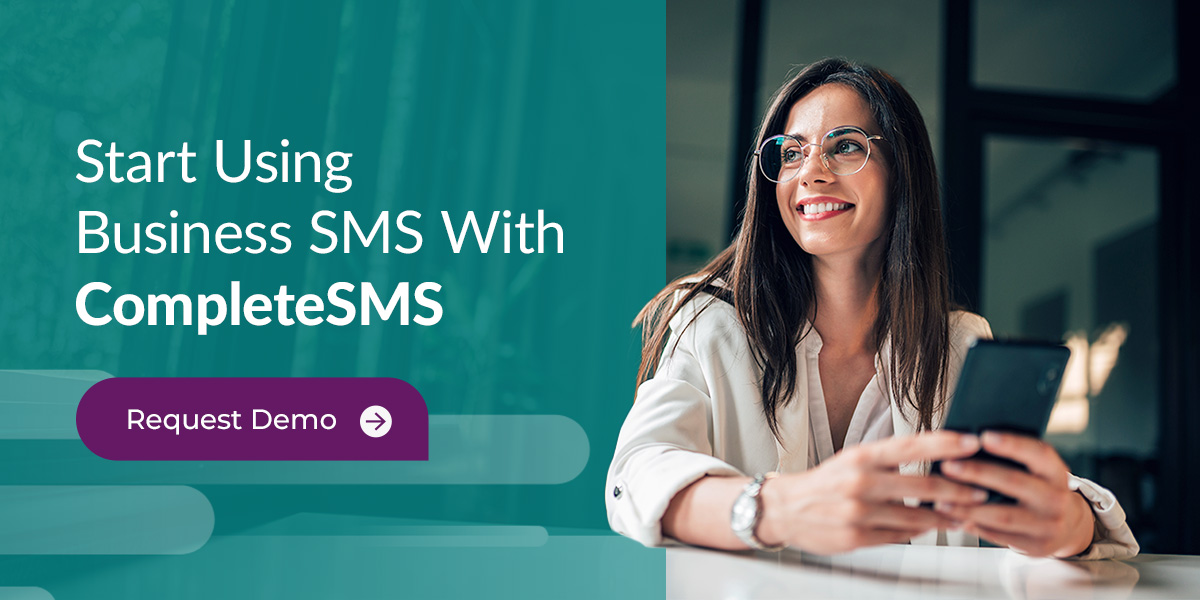 SMS Request a Demo