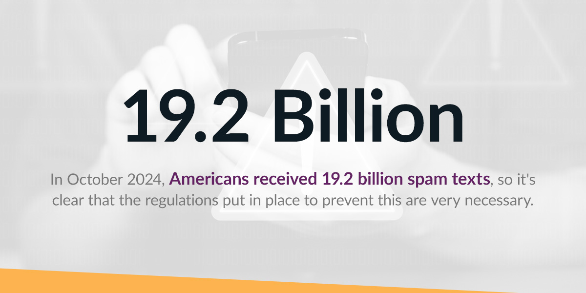 19.2 billion people got spam SMS