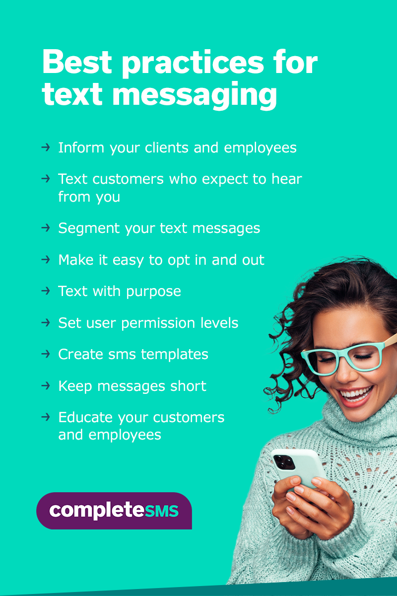 best practices for text messages