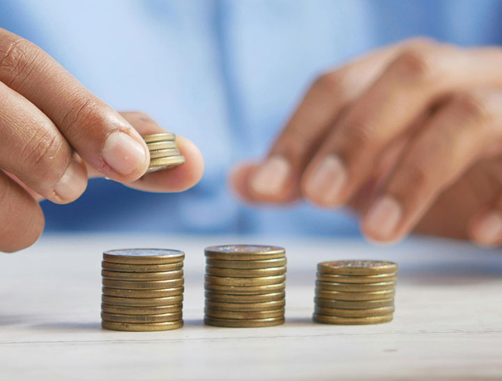 business-coins stacking coins
