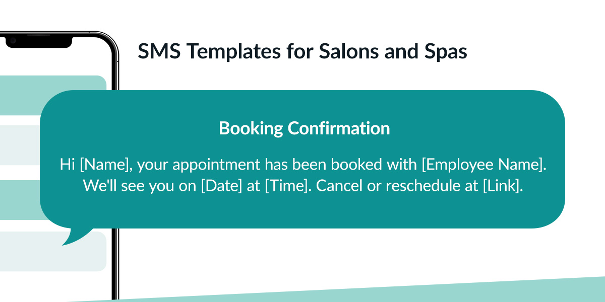 SMS templates for Salons