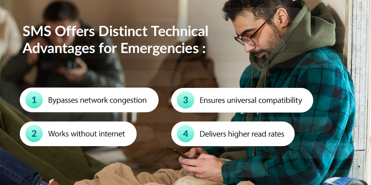 Benefits of SMS for Emergencies Compared to Traditional Channels
