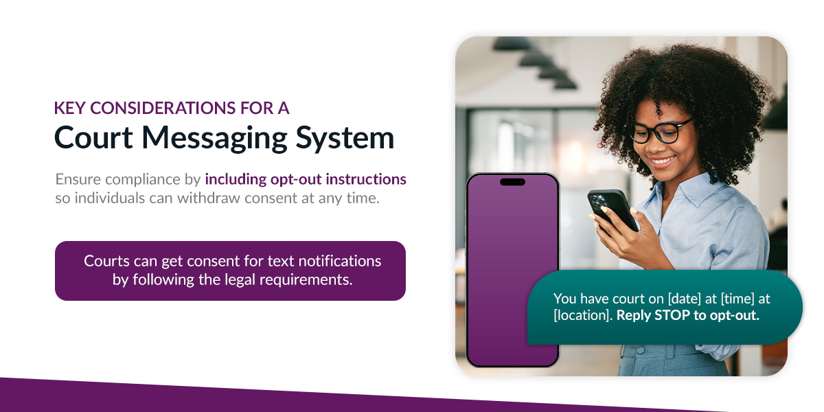 How Do Courts Get Consent for SMS Notifications?